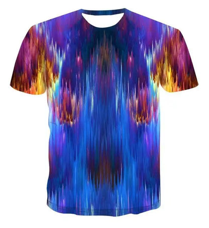 Men's 3d T-shirt Casual Short-sleeved O-neck Fashion Funny Printing T-shirt Men and Women T-shirt High-quality