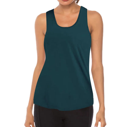 Colour Choies Women Yoga Tops Sexy Tank Tops Loose Thin Sports Vest Breathable Sleeveless T-shirt Gym Fitness Running Shirts Girls