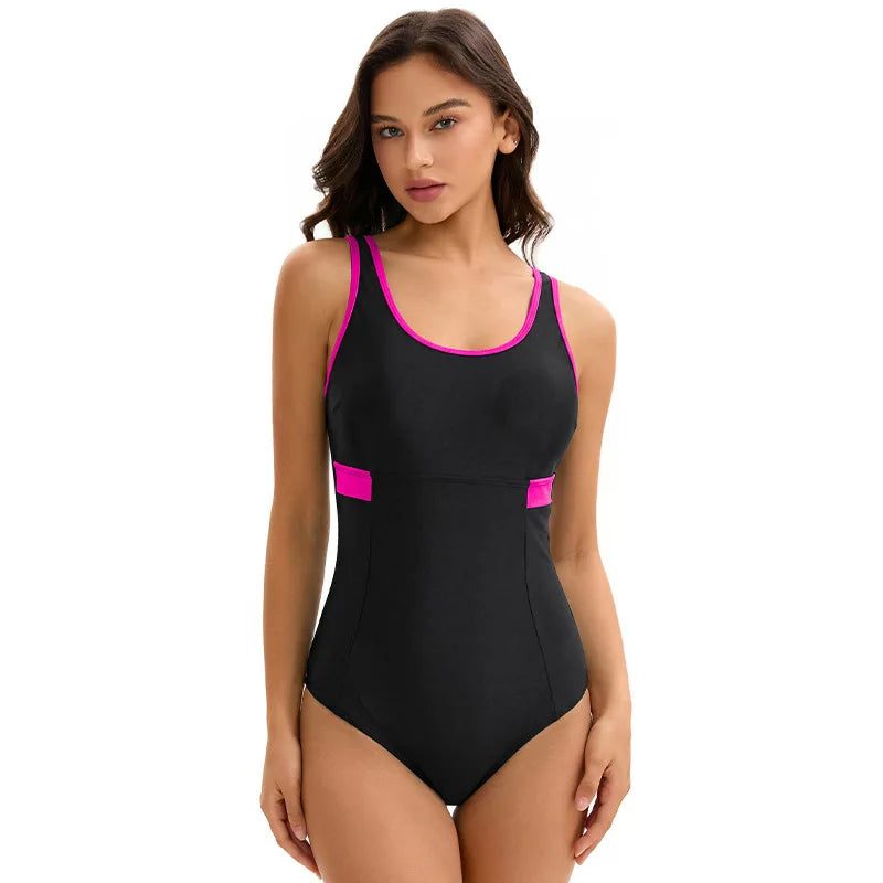 Women's One Piece Swimsuit Backless Swimwear Rash Guard UPF 50+ Surfing Suit Beach Bathing Suit Beachwear