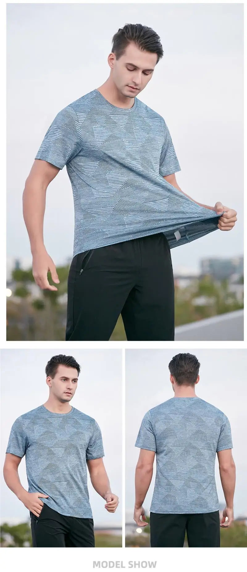 (M-5XL)Men Loose Fit Quick Dry Sport T-Shirt Running Football Basketball Gym Short Sleeve Tee Shirt Breathable Fitness Tops