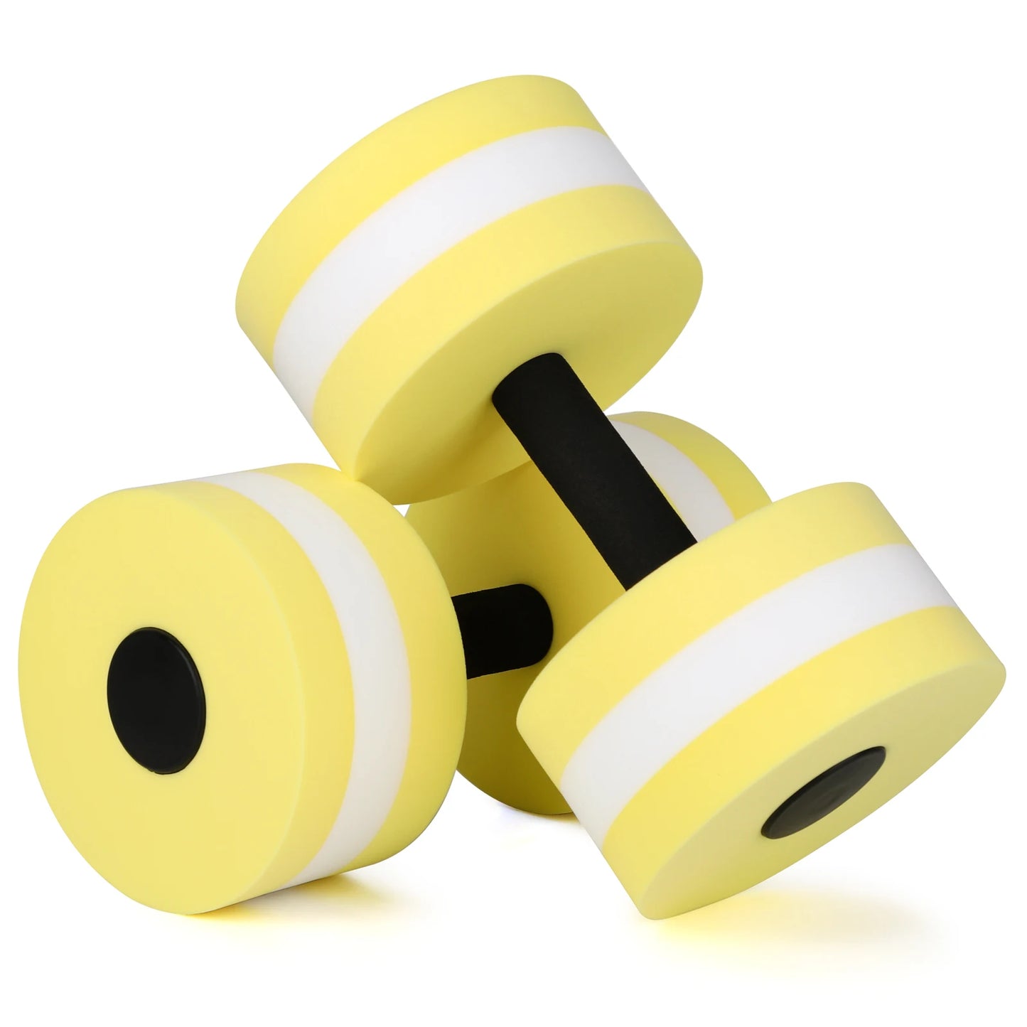 Aquatic Dumbells 2pcs Water Aerobic Exercise Dumbbell Pool Resistance Water Aqua Fitness Barbells Hand Bar Exercises Equipment