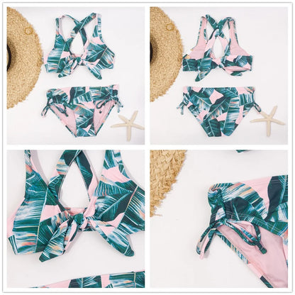 Multi Style Multi Colour Kids Girls Bikini Set 2025 New Print Girls Kids Swimwear Swimsuit Summer Children  Bathing Suit