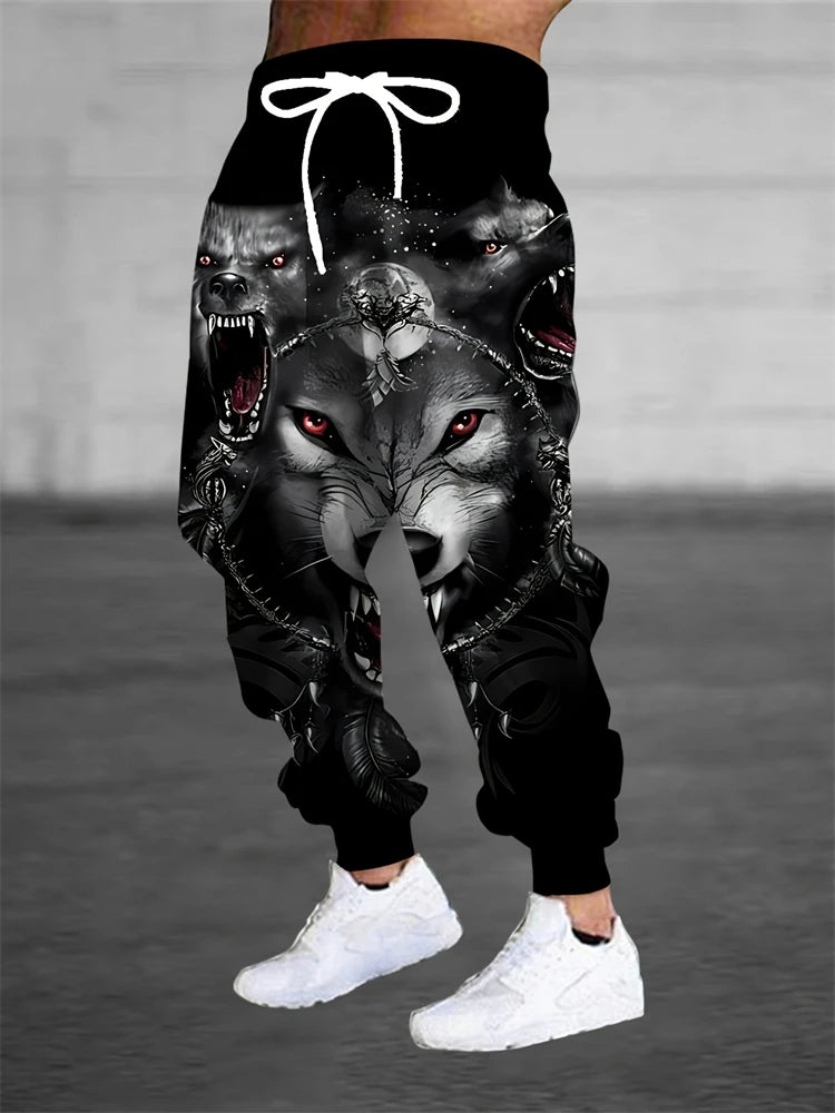 Men's Sports Pants Fashionable And Versatile Loose-fitting Sports Pants Spring And Autumn Casual Retro-style Sports Pants