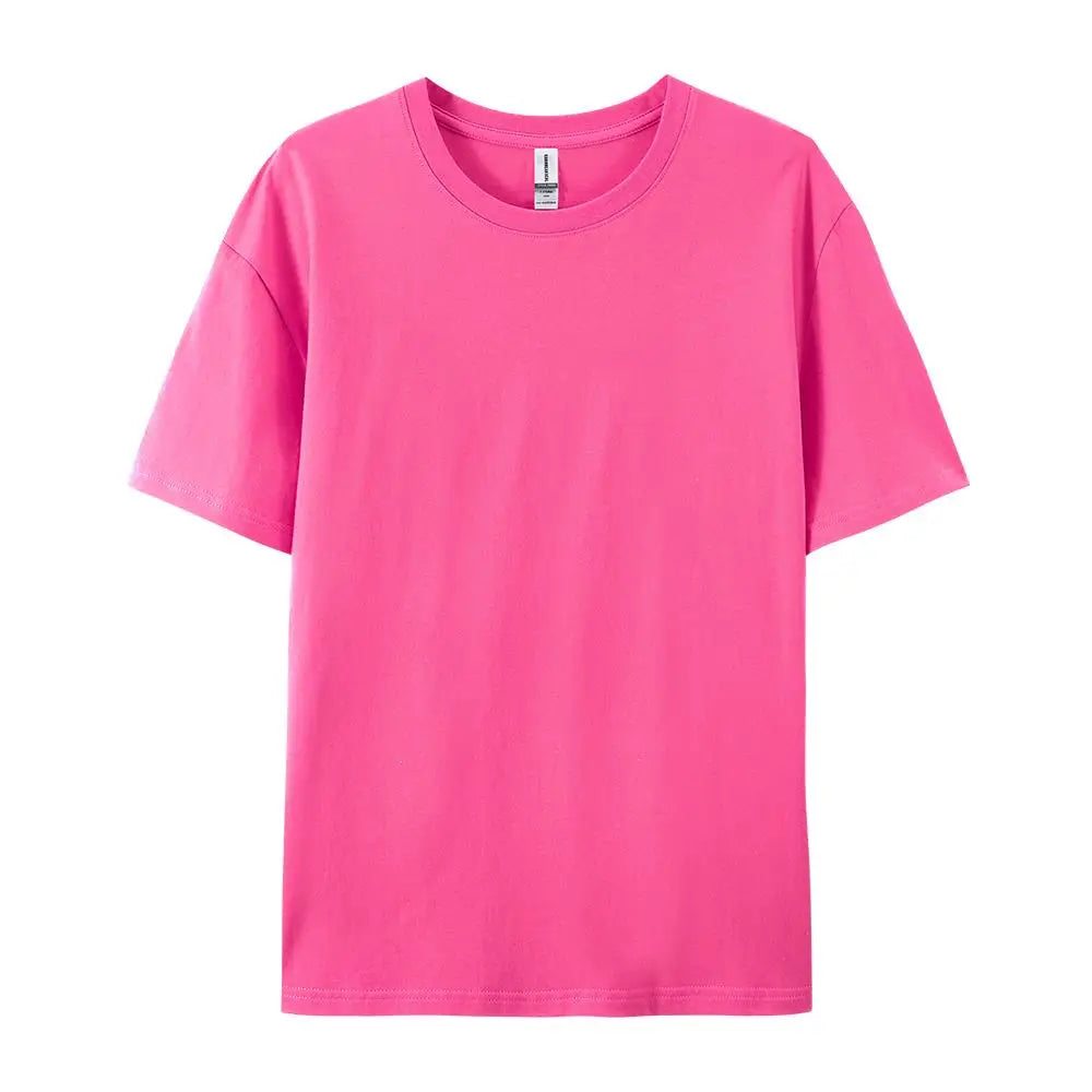Plus Cotton Solid T-shirts Women Sporty Short Sleeve Tees Fashion Casual White Black Clothing Loose O-Neck Female Summer Tops