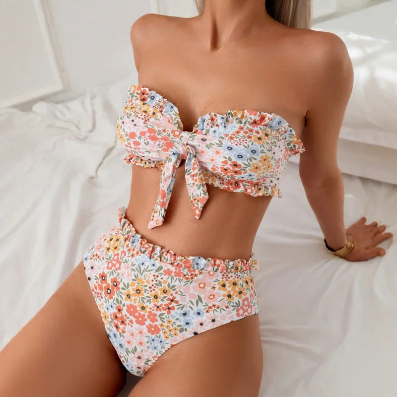Bikinis Women's Swimwear Female Swimsuit For Swim Wear Bathing Suits Brazilian Bikini Set Beachwear Pool Bather