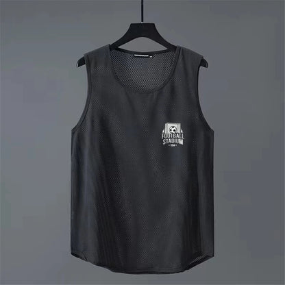 Summer Tank Tops Men Plus Size 10XL 11XL Basketball Vest Football Solid Color Running Vest Male Tank Tops Big Size 11XL