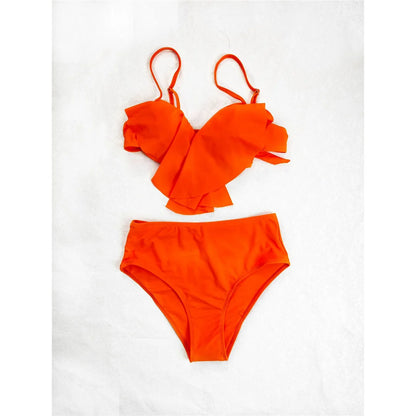 S - XL Printed Underwired Female Swimsuit High Waist Bikini Women Swimwear Two-pieces Bikini set Bather Bathing Suit Swim