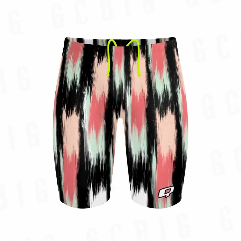 Summer Mens Beach Swimming Pants Swimwear Training Swim Shorts Trunks Swimsuits Boys Jammer Running Sports Surf Shorts Trunks