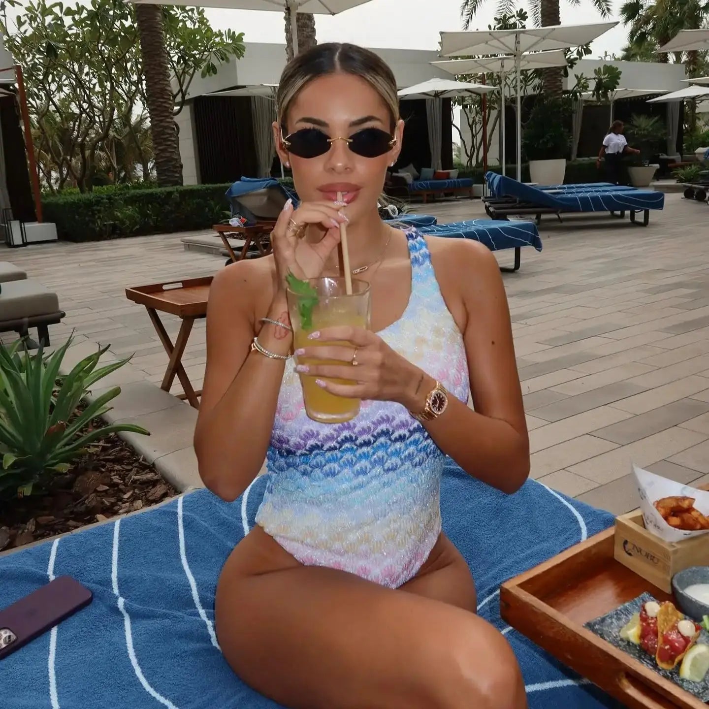 One Shoulder One Piece Swimsuit Women Swimwear Bodysuit Monokini Print Swim Suit Bathing Suit Beachwear