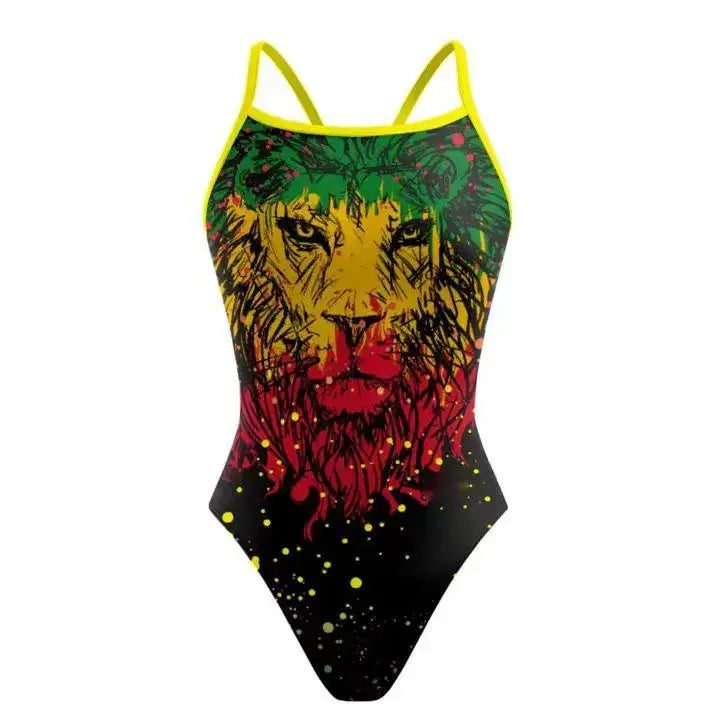 Women's One-Piece Swimsuit Backless Waist-Cinching Speed Swimming Suit Professional Training Competition Swimsuit