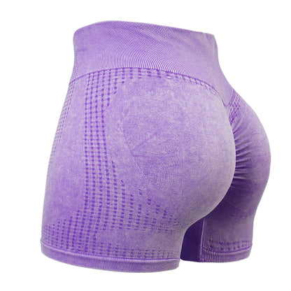 Booty Lifting Shorts Women High Waist Tummy Control Seamless Quick Dry Yoga Gym Fitness
