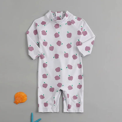 Children's One-Piece Swimsuit Quick-Drying Beachwear for Boys And Girls Baby Swimwear Sun Protection Hot Spring Swimming Costume