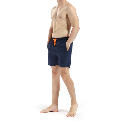 (S-3XL)Mens Quick-Dry Waterproof Surf Trunks - 5" Breathable Swim Shorts with Zipper Pockets Lightweight Nylon Beach Shorts