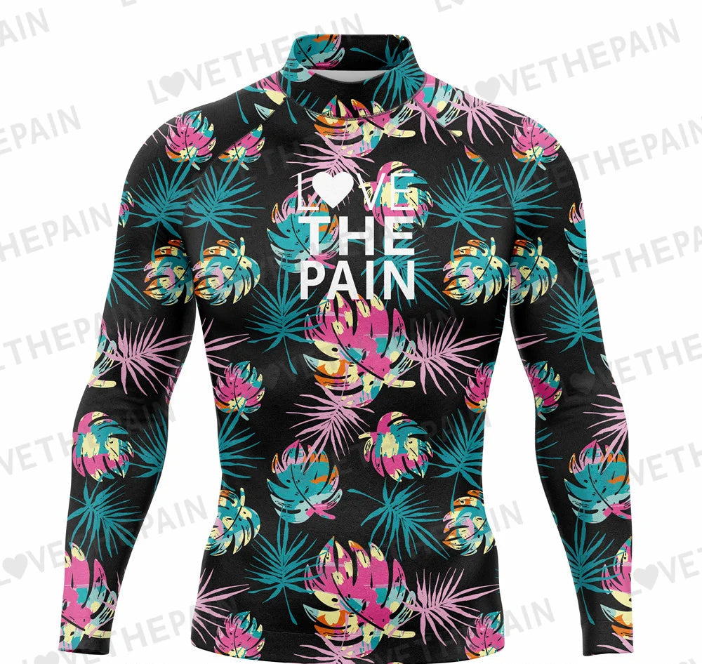 Men's Rash Guards Surfing Diving Suit Swimwear Long Sleeve T-shirt UV Protection Swimsuit Swimming Surf Tight Shirts Gym Clothes