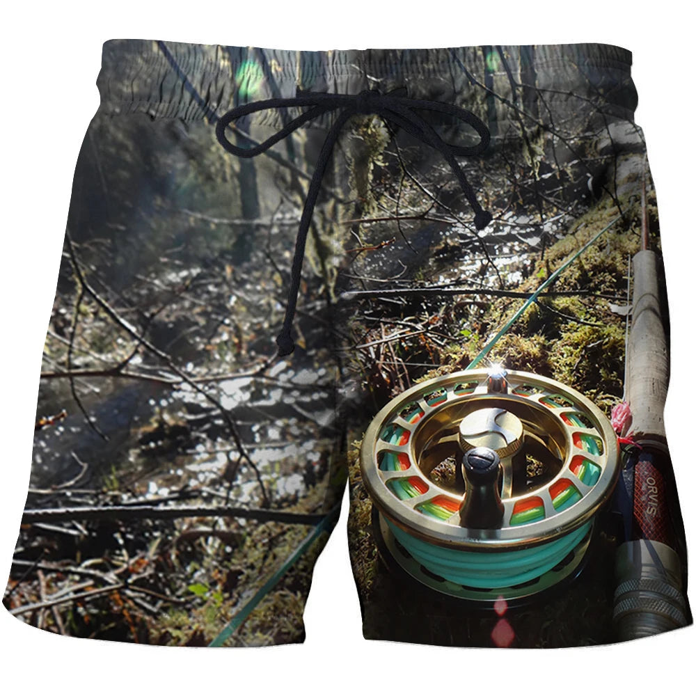 Men's Swimwear Shorts Animal Fish 3d Surfing Board Short Kids Beach Shorts Men Trunk Masculina Swimsuit Sports Pants Brief Boy