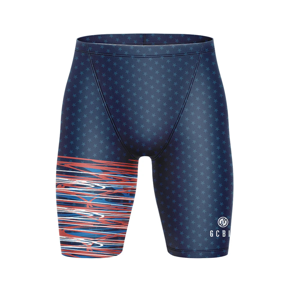 Swim Boxers Men's Jammers Sports Surf Shorts Men's Summer Trunks Swimwear Training Swim Shorts Trunks Swimsuits Beach Swimming Pants