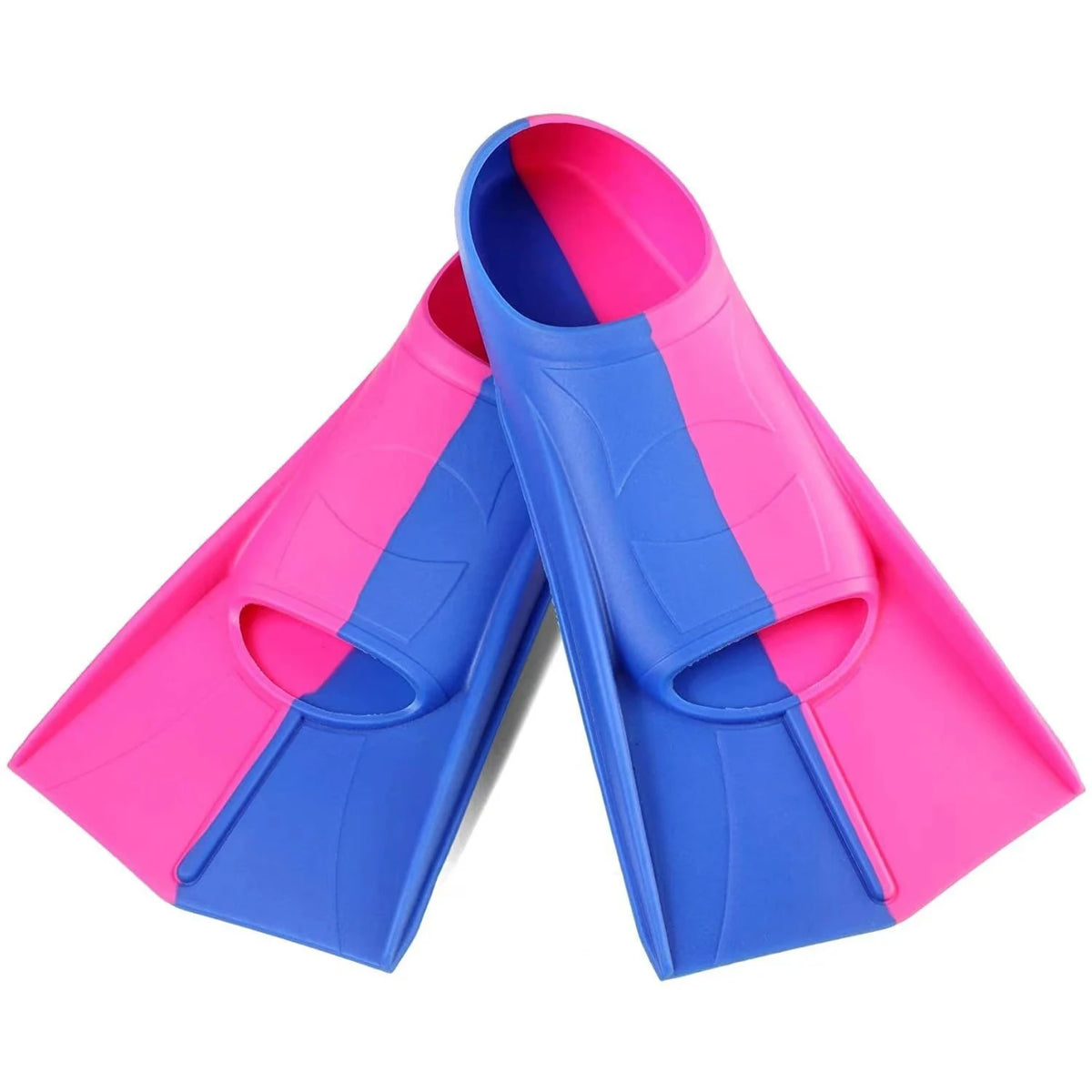 Swimming flippers men and women freestyle breaststroke silicone short flippers adult professional light diving training