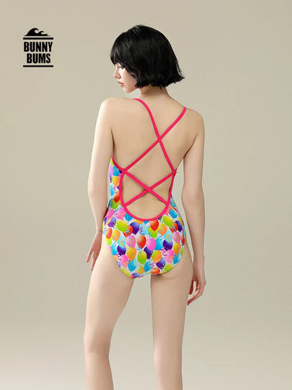 5 Designs Women Professional One-Piece Swimsuit Swimwear