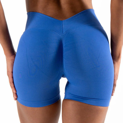 Sporty Leggings Woman Seamless Yoga Pants Scrunch Booty V-waist Hip Lifting Fitness Gym Running Workout Sports Tights