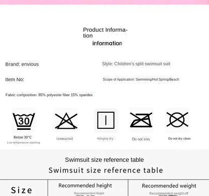 Children's Camouflage Print Swimsuit, Two Pieces Swimsuit, Sports Swimwear, Korean Version, Girls Fashion