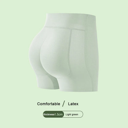 Peach Butt Natural Latex Hip Lifting Pants, Underwear, Natural Soft Beautiful Hip Cushion, Rich Buttocks