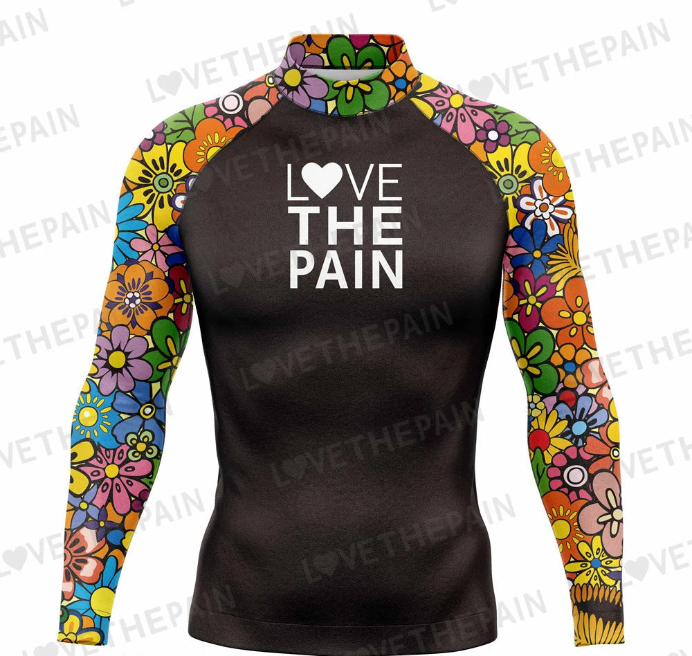 Men's Rash Guards Swimsuit Surf Suit Beach T-Shirts Sun UV Protection Long Sleeve Surfing Rashguard Sports Swim Tight Clothes