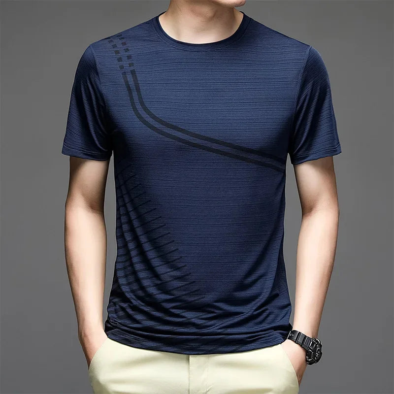 Undershirt Men's Running Short Sleeves T-shirts Yoga Tops Lycra Things for Gym Clothes Man Sweatshirt Wicking Breathable Dry Fit