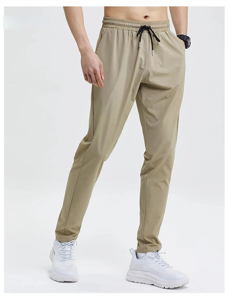 Pencil Pants Mens Gym Casual Sweatpants Pant Fishing Breathable Quick-Drying Ice Silk Outdoor Sports Cycling Jogging Training