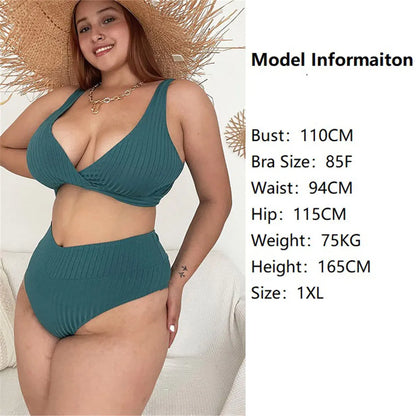 0XL - 4XL Printed Tankini Large Size Swimwear Plus Size Women Swimsuit Female Two-pieces Tankini set Bather Bathing Suit
