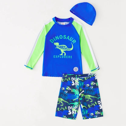 Boys Swimwear and Swimming Trunks Baby Bathing Suit UPF50 UV Protection Boy's Swimsuit Cartoon Children's Rashguard Beach Wear