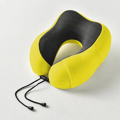 U Shaped Memory Foam Neck Pillows Soft Cervical Orthopedic Pillow Travel Essentials For Airplane Massage Neck Cushion