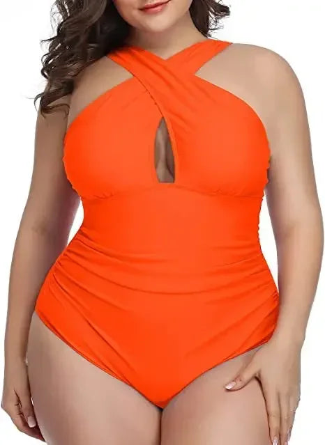 One-Piece Swimsuit for Women Size L-3XL Ladies Push Up Swimwear Swimming Suits Bathing Beachwear Bathers