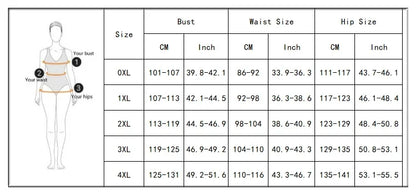Plus Size XL-4XL Swimwear Women Backless two piece Swimsuit tankini Bikini