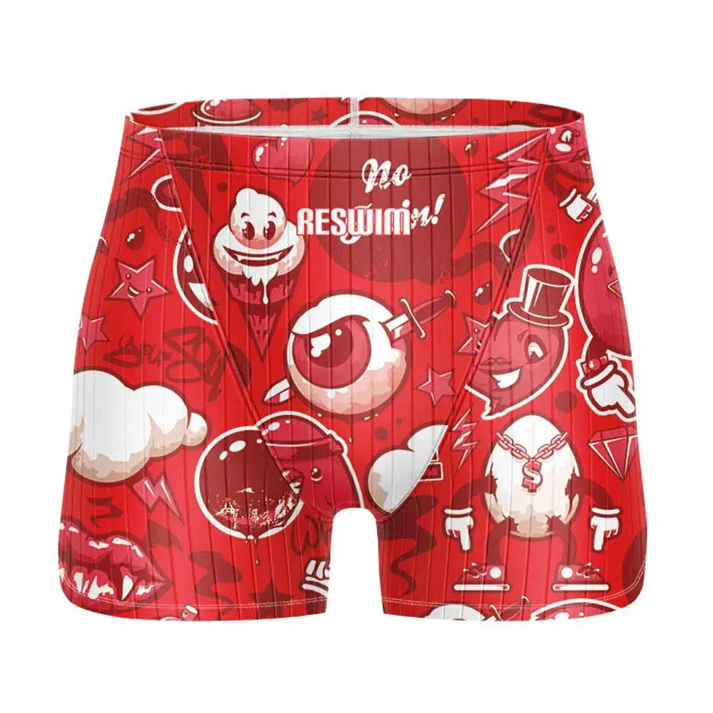 Men's Printed Swim Jammer Shorts