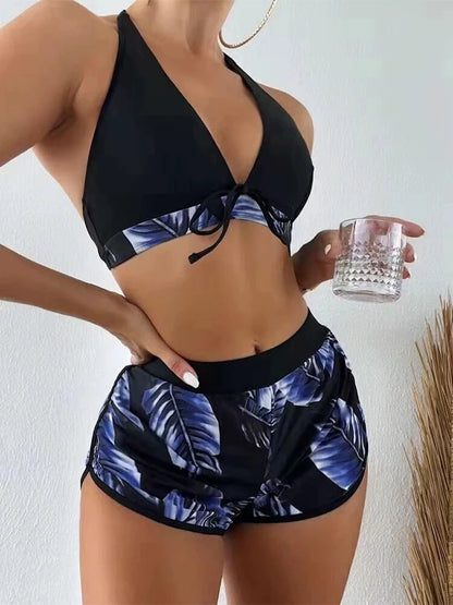 Summer Print Swimsuits Bikini Sets Female Swimwear Sports Beach Wear Two piece Bathing Suit Girls Pool Women Swimming Suit