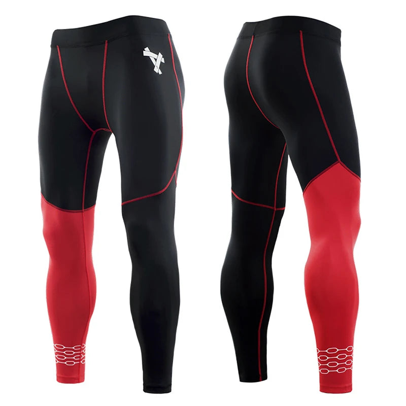 Mens Tight Gym Compression Pants Quick Dry Fit Sportswear Running Tights Men Legging Fitness Training Sport Gym Leggings