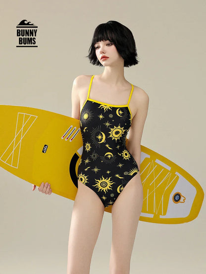 Multicolours Bunny Bum Women Swimwear One Piece Professional Swimsuits