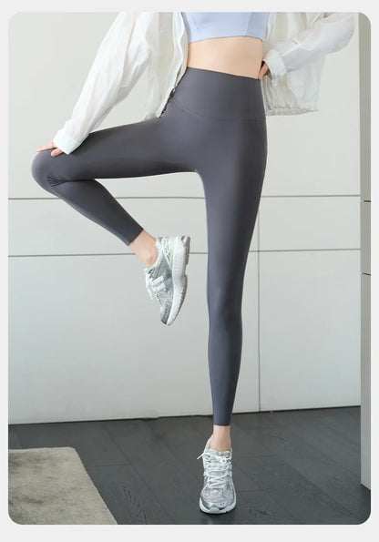 Sharkskin Sport Leggings Women High Waisted Butt Lifter Tight Fitting Fitness Yoga Push Up Leggings