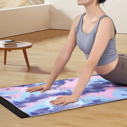 Anti slip hot yoga towel, made of absorbent soft ultra-fine fiber, available in various colors, suitable for Bikram Pilates   ﻿