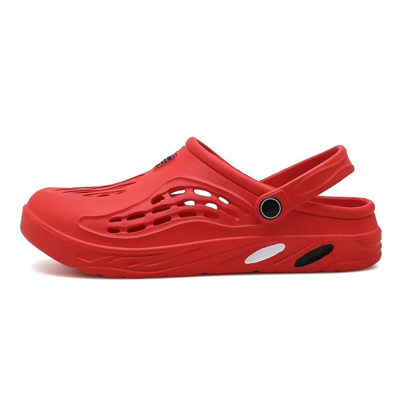 Men Sandals Light EVA Men's Casual Shoes Hole Shoes Clogs Home Garden Outdoor Male Beach Flat Slippers Big Size 49