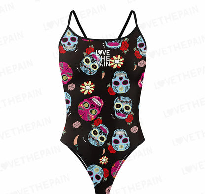 Love The Pain Women Swimsuit One-piece Comfortable Suit Functional Training Swimwear Pro Triathlon Beach Bathing Suit