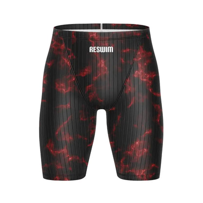 Men's Jammers Racing Swimsuit Swim Trunks Beach Tights Shorts Athletic Training Swimwear Sports Swimming Rash Guards Pants