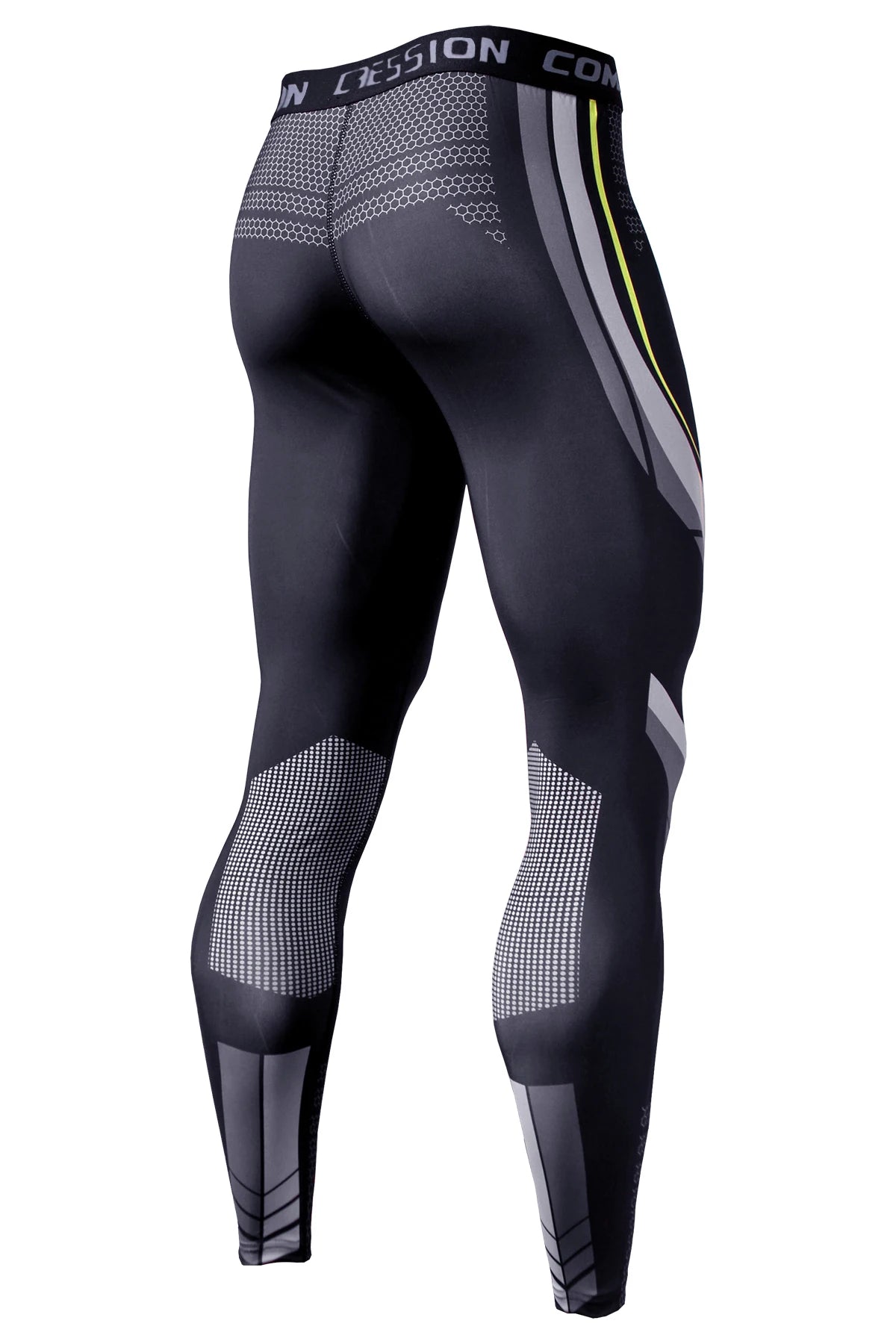 Mens Compression Pants Quick Dry Fit Men Leggings Fitness Running Tights Trousers Male Sportswear Training Sport Gym Leggings