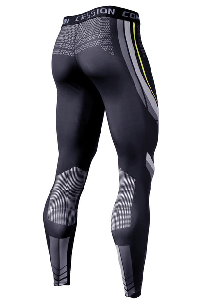 Mens Compression Pants Quick Dry Fit Men Leggings Fitness Running Tights Trousers Male Sportswear Training Sport Gym Leggings