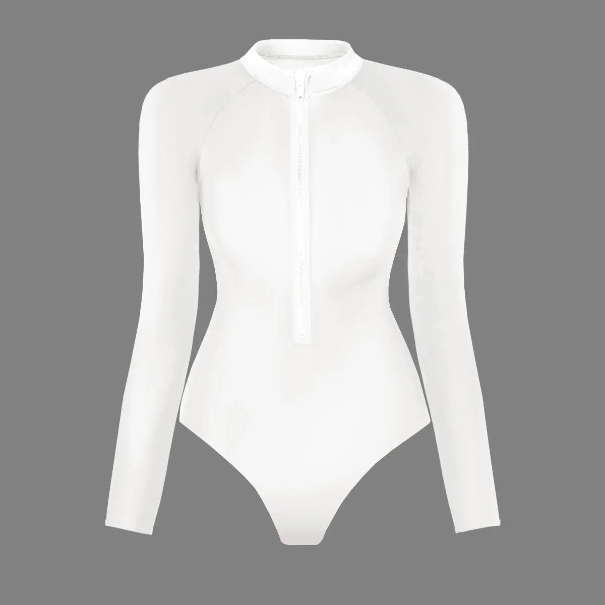 Surfing Sport Swimsuit Long Sleeves Women One Piece Swimsuit Rash Guard Swimwear Solid Monokini Bathing Suit Tropical Bodysuit Female