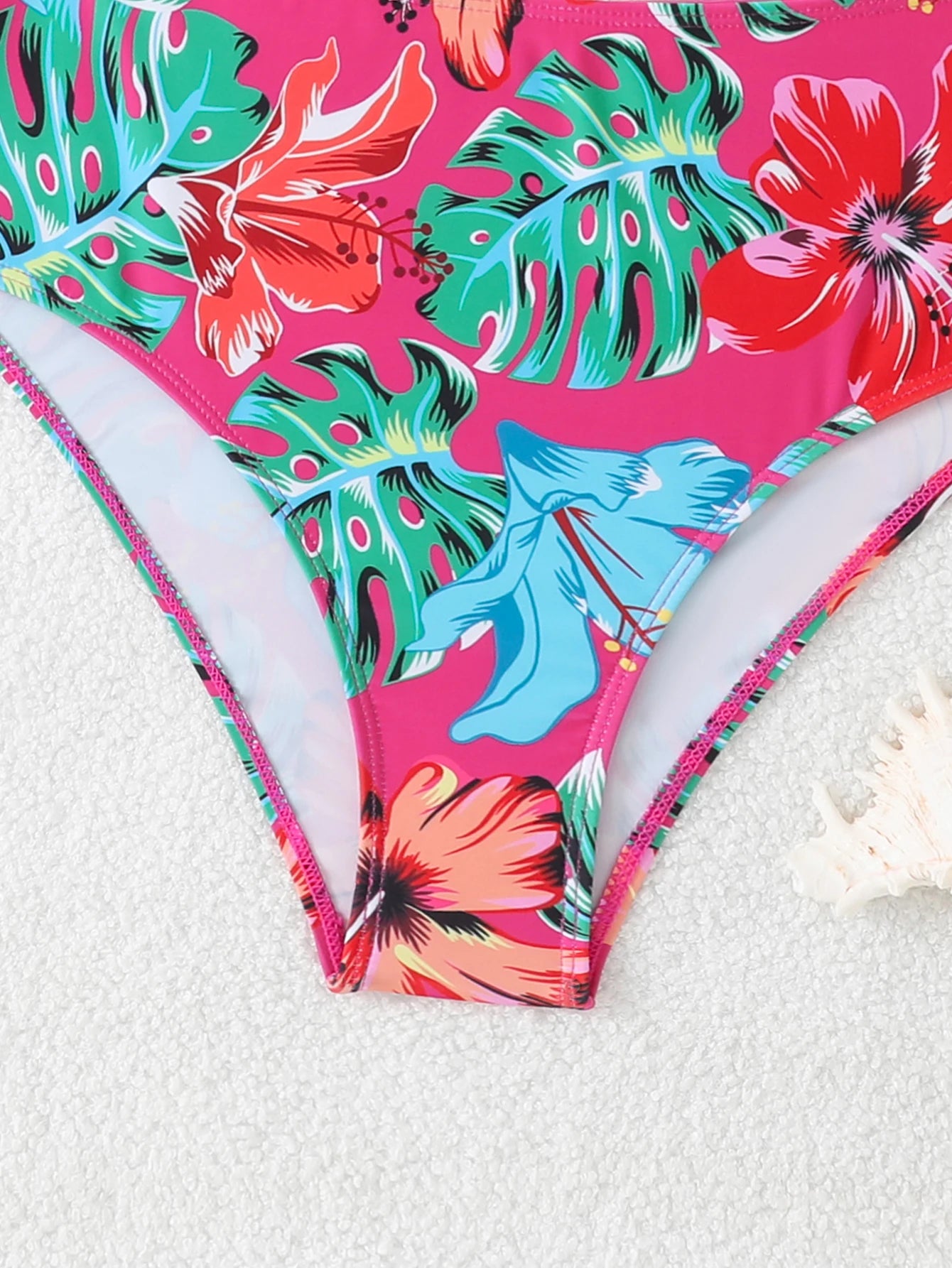 High Waist Swimsuit Bikini Women Printed Swimwear Female Bathers Swimming Bathing Swim Suit Summer Beachwear