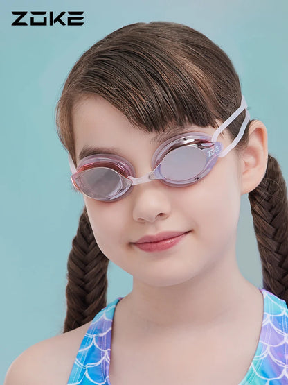Zoke Kid Swimming Goggles Hd Waterproof Coating Diving Glasses Professional Swim Accessories