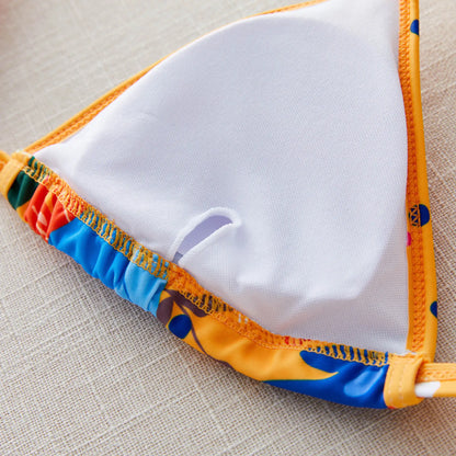 Brazilian Bikini Set Women Print Biquini Female Cut Bikinis Swimwear Push Up Swimsuit Bath Suit