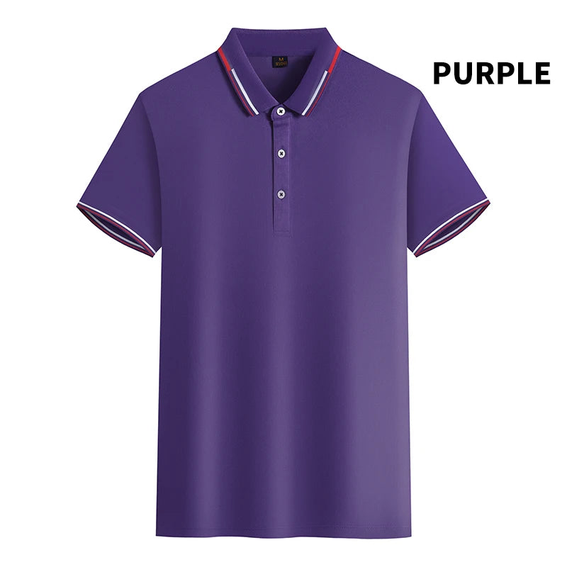 Oversized 5XL 6XL Men's Casual Polo Shirts Short Sleeve Sports 200g Golf T-Shirts
