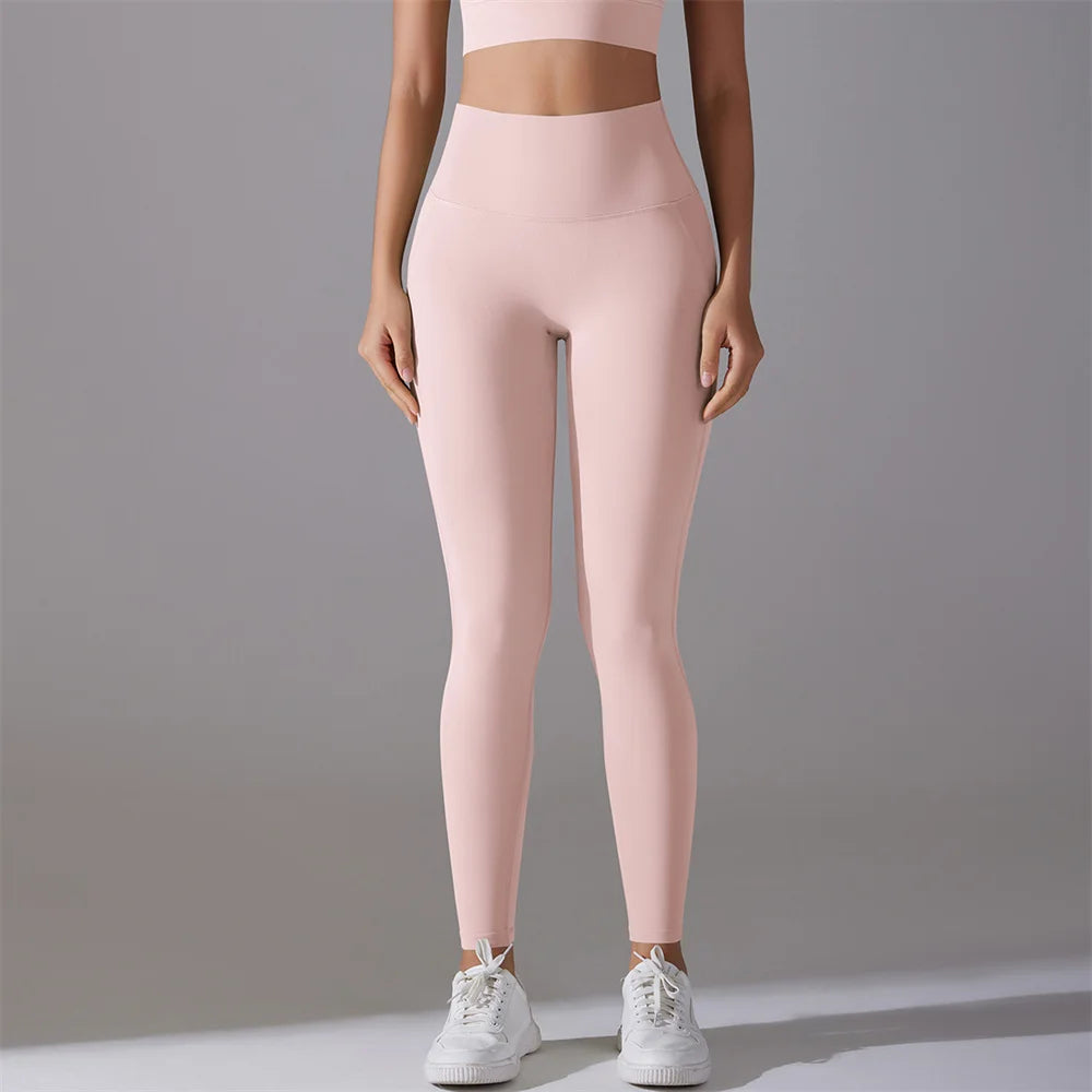 Yoga Leggings Women High Waist Women Fitness Leggings Breathable Sports Tights Leggings Gym Elastic Running Cycling Pant